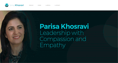 Desktop Screenshot of parisakhosravi.com